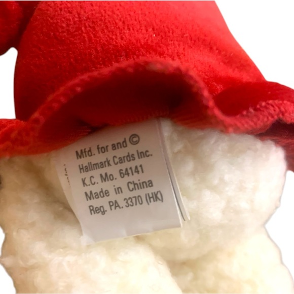 Hallmark Kiss Kiss Mistletoe Bears Plush Toy Magnetic Stuffed Teddy Couple - Picture 4 of 8